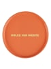 Butlers Teller GOOD VIBES 4er-Set in Orange