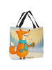 Mr. & Mrs. Panda Shopping Bag Fuchs Keks Design ohne Spruch in Weiß
