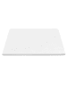 Beliani Topper RESTFUL in Weiß - (W) 140 x (H) 3.5 x (L) 200 cm