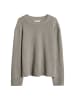 Marc O'Polo Pullover loose in Stone Taupe Melange