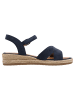 Tamaris WIDE FIT Sandalette in NAVY SUEDE