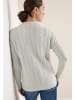 Cecil Pullover mit Zopfmuster in Grau