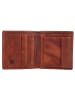 mano Don Luca Geldbörse Leder 10,5 cm cognac