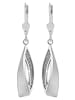 Adeliás Damen Ohrringe – Ohrhänger aus 925 Silber mit Zirkonia in silber