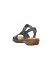 rieker Massa Ledersandalen Blau