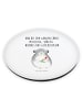 Mr. & Mrs. Panda Magnet für Kühlschrank Chinchilla Blume mit Spruch in Weiß