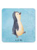 Mr. & Mrs. Panda Untersetzer Set Pinguin mHerzieren ohne Spruch in Eisblau