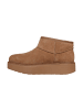 Skechers Lederstiefelette Slip-In Keep Cozy Braun