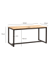 KADIMA DESIGN Esszimmertisch 140x80x76 cm Massivholz Metall Esstisch