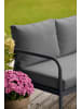 ebuy24 Sofaset Olga Schwarz 197 x 197 cm