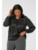 KAFFE curve Bluse langarm KClena Regular fit in Black/Steeple Gray Dot