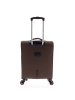 Gladiator 2000 4 Rollen Kabinentrolley 55 cm mit Dehnfalte in brown