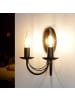 Licht-Erlebnisse Wandlampe in Braun Antik