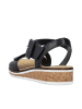 rieker Sandalette in schwarz