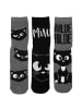Ralf Schmitz 3er Pack Ralf Schmitz Socken - Wilde Hilde Hildegard Sneaker in grau/schwarz