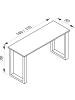 ebuy24 Esstisch XonaU 110x50cm Weiß 110 x 50 cm