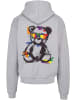 Merchcode Hoodie "Love TeddyOversized Hoody" in Grau