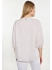 DreiMaster Damen Bluse in Helllila Wollweiss