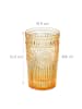 relaxdays 4x Trinkgläser in Bunt - 360 ml
