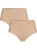 Con-ta Baumwolle, Feinripp Taillenslip 2er-Pack in haut