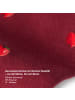 von Jungfeld Motivsocken FRUITY ICONS in Apple - Bordeaux Red