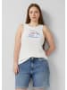 QS T-Shirt in 01D0_weiß