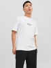 Jack & Jones 2-er Set Logo T-Shirt Kurzarm Shirt JORVESTERBRO in Weiß