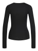 JJXX Langarm-T-Shirt in Black