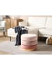 Beliani Pouf LOUIN in Rosa - (W) 48 x (H) 41 x (L) 48 cm