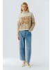 Oui Pullover in offwhite camel