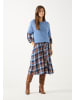 More & More weiter, leichter Kurzarmpullover in autumn blue