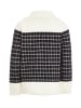 CARNEA Damen Strickjacke in Wollweiss Schwarz