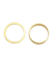 Elli Ring 925 Sterling Silber Ring Set in Gold