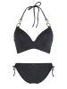 Linga Dore padded bikiniset Triangle in Schwarz