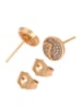 faina Women Stud Earrings in Rose Gold