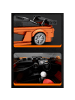 COFI 1453 Reobrix 804 Sportwagen 1:24 Klemmbaustein Auto 367 Teile ab 14 in Orange Schwarz