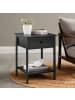 VASAGLE Nachttisch Barnet in Schwarz - (B)40 x (H)55 x (T)40 cm