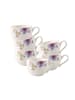 Villeroy & Boch 6er Set Mokka-/Espressotassen Mariefleur Gris Basic in 50 ml in bunt