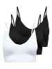 ONLY 3er-Pack BH in Black