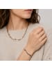 Liebeskind Berlin Armband Snake-Chain in tricolor silber/gold/roségold