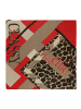 Betty Barclay Tuch mit Aufdruck in Taupe/Rot