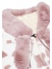 fraully Damen Poncho in Rosa Wollweiss