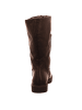 Esgano Damenlangschaftstiefel warm flach  in  Schwarz