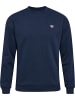 Hummel Sweatshirt Hmlloose Crewneck Bee in DRESS BLUES