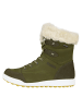 GUGGEN MOUNTAIN Winterstiefel Echtleder in Olive