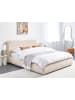 Beliani Doppelbett BLAGNAC in Beige - (W) 180 x (H) 98 x (L) 228 cm