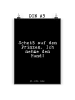 Mr. & Mrs. Panda Poster Problem auf den Prinzen.... mit Spruch in Schwarz