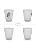 Mr. & Mrs. Panda Schnapsglas Igel Wein ohne Spruch in Transparent