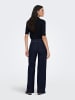 ONLY Jeans mit weitem Bein in Dark Blue Denim