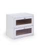 relaxdays Brotkasten in Weiß – (B)36,5 x (H)34 x (T)24 cm